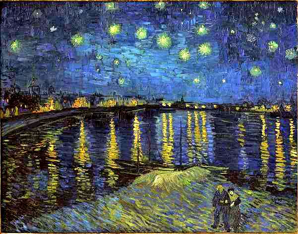 "Nuit étoilée" de Van Gogh (au-dessus du Rhône)